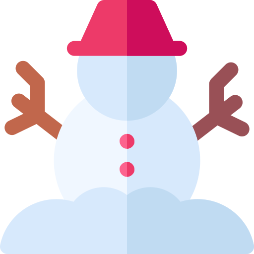 Snowman Basic Rounded Flat icon