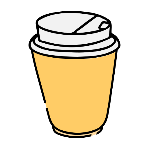 Coffee cup Generic Thin Outline Color icon