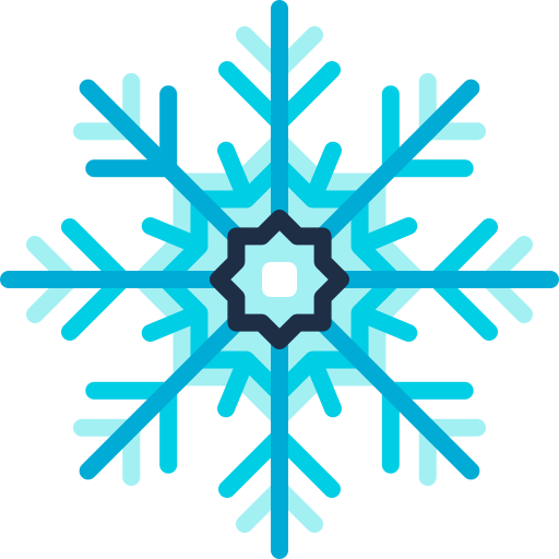 Snowflake Special Meteor Lineal Color Icon