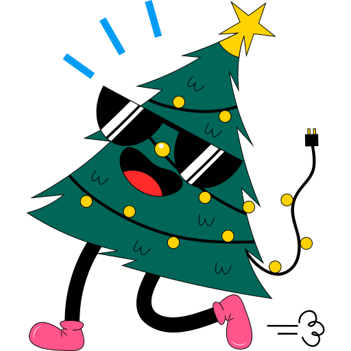 Christmas tree Stickers - Free holidays Stickers