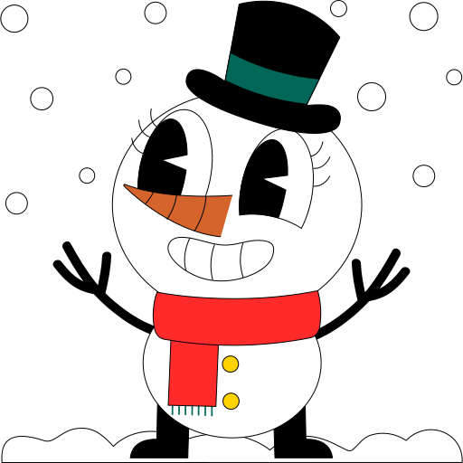 schneemann kostenlos Sticker