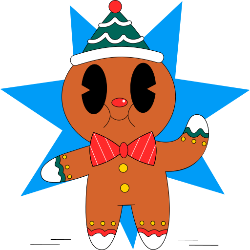 bonhomme en pain d'épice gratuit sticker bonhomme en pain d'épice gratuit sticker