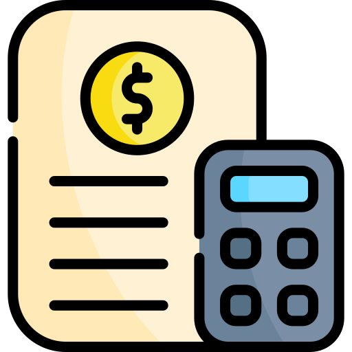 presupuesto icono gratis