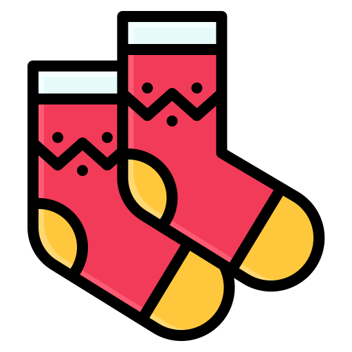 Socks Generic Outline Color icon