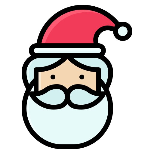 papá noel icono gratis