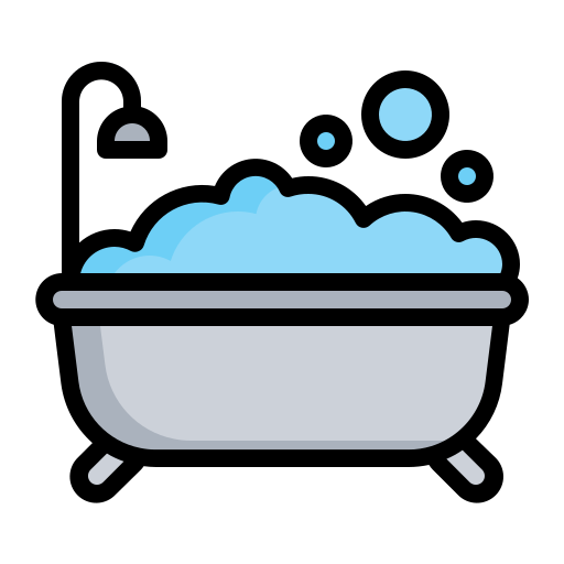 baignoire Icône gratuit baignoire Icône gratuit