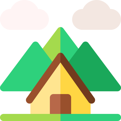 House Basic Rounded Flat icon