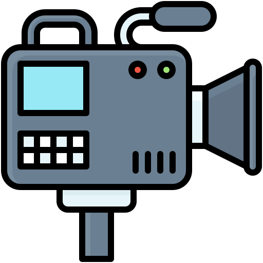 camara de video icono gratis