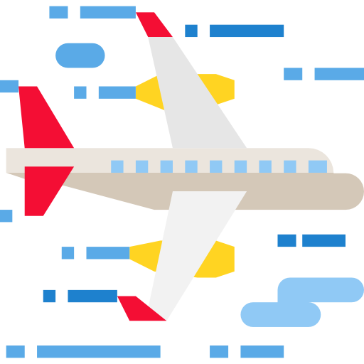 avión icono gratis