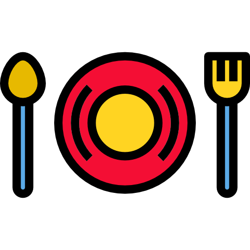 Restaurant Skyclick Lineal Color icon