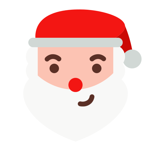 papá noel icono gratis