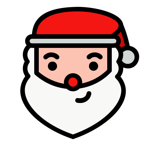 papá noel icono gratis