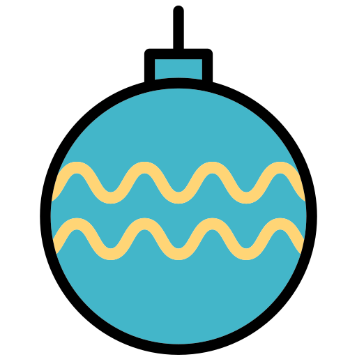 Christmas ball Generic Outline Color icon