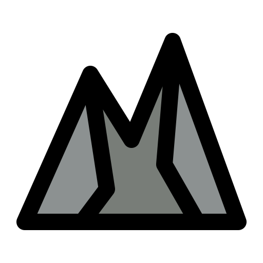 montagnes Icône gratuit