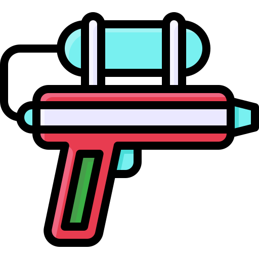 pistola de agua icono gratis