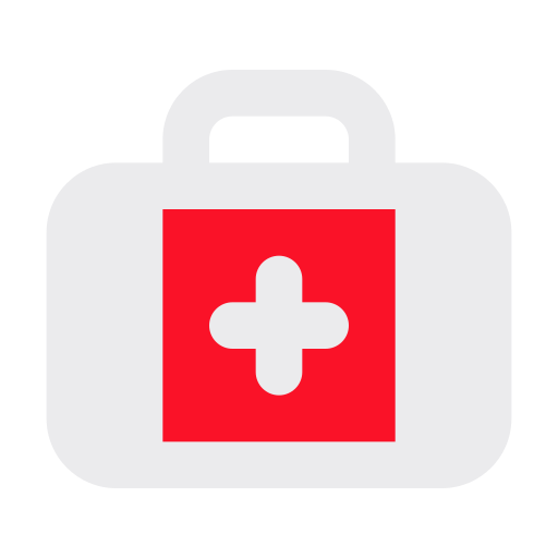 kit médico grátis ícone