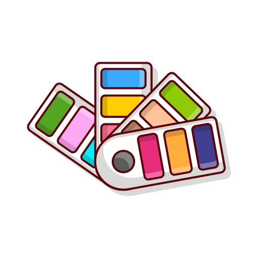 paleta de color icono gratis