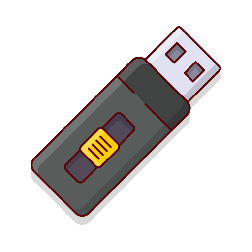 unidad usb icono gratis