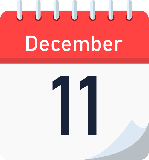 December - Free time and date icons