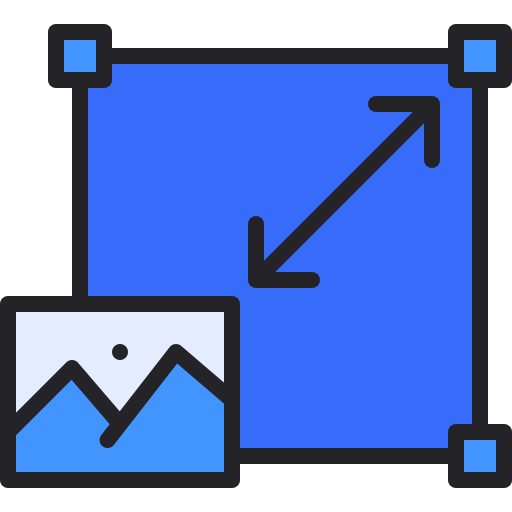 Scalability Generic Outline Color icon