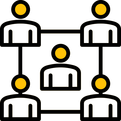 trabajo en equipo icono gratis