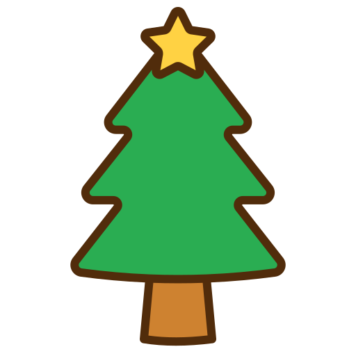 Árbol de navidad icono gratis