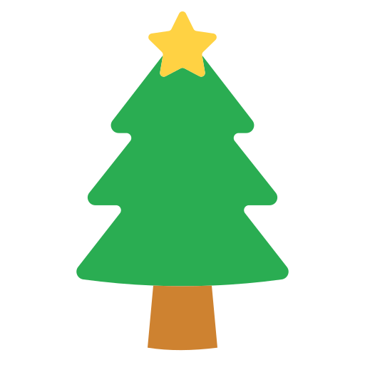 Árbol de navidad icono gratis