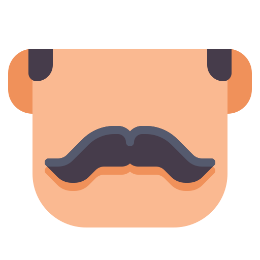 bigote icono gratis