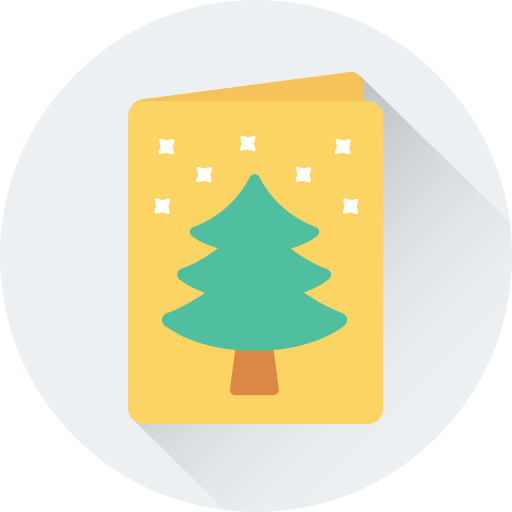 Christmas card Generic Flat icon