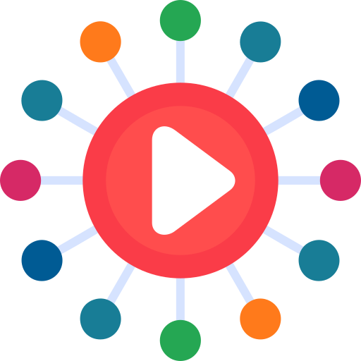 medios de comunicación icono gratis