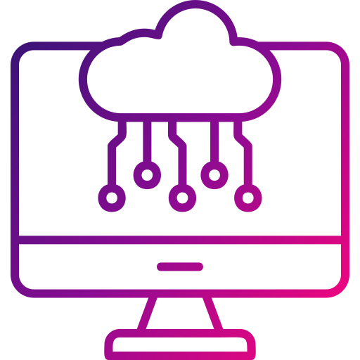 computación en la nube icono gratis