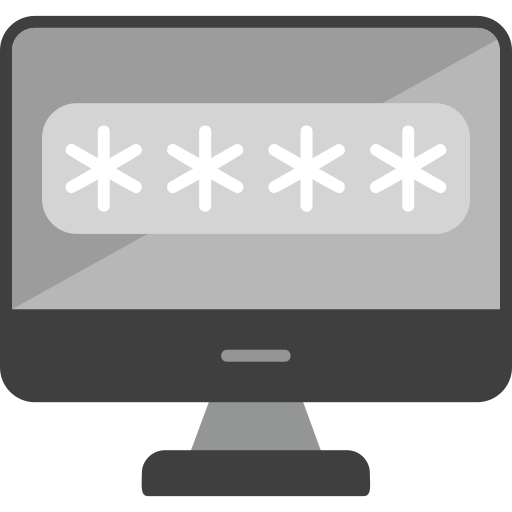 Password Generic Grey icon