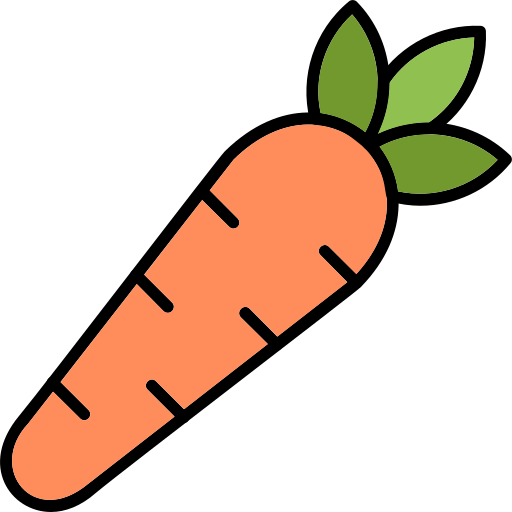 Carrot Generic Outline Color icon