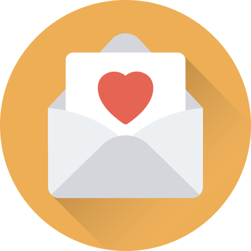 carta de invitación icono gratis