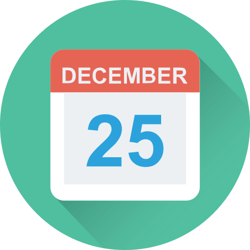 December 25 Generic Flat icon