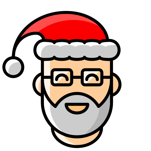 papa noel icono gratis