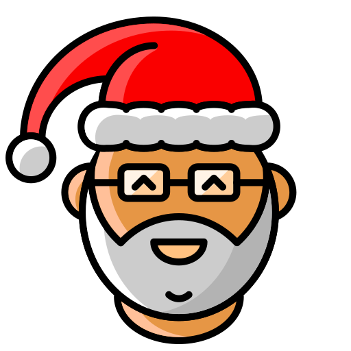 papa noel icono gratis