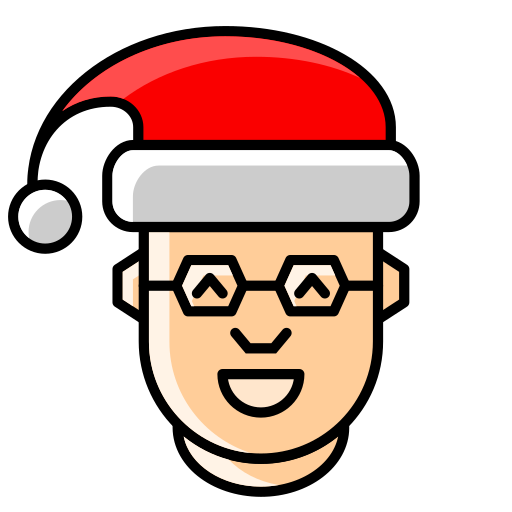 papa noel icono gratis