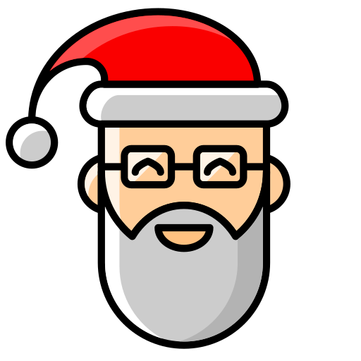 papa noel icono gratis