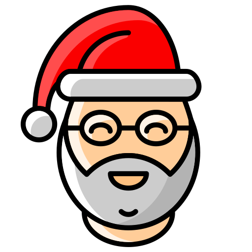 papa noel icono gratis