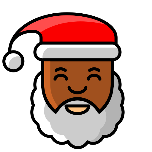 papa noel icono gratis