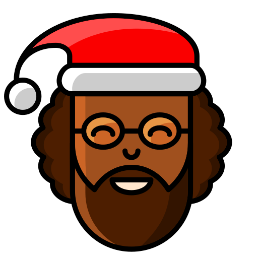 papa noel icono gratis