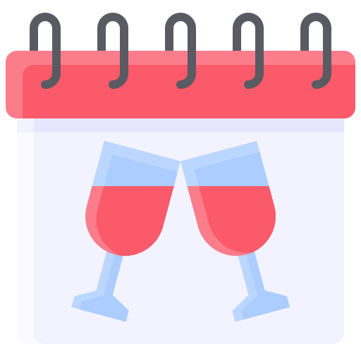copas de vino icono gratis