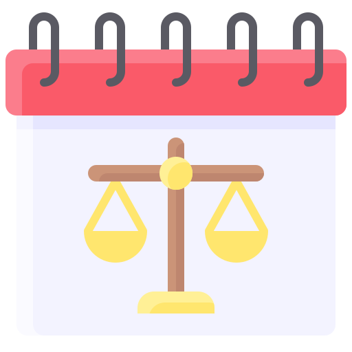 Justice scale free icon