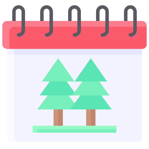 Árbol de navidad icono gratis