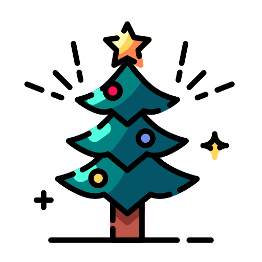 Árbol de navidad icono gratis