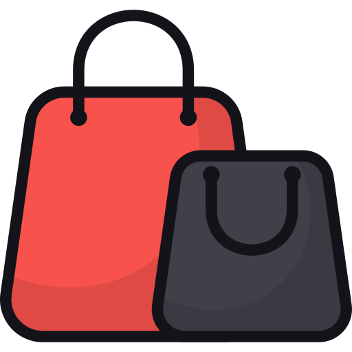 Shopping bag Generic Outline Color icon