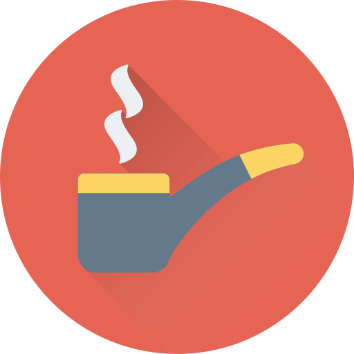 pipa de humo icono gratis