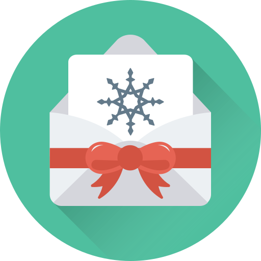 tarjeta de navidad icono gratis