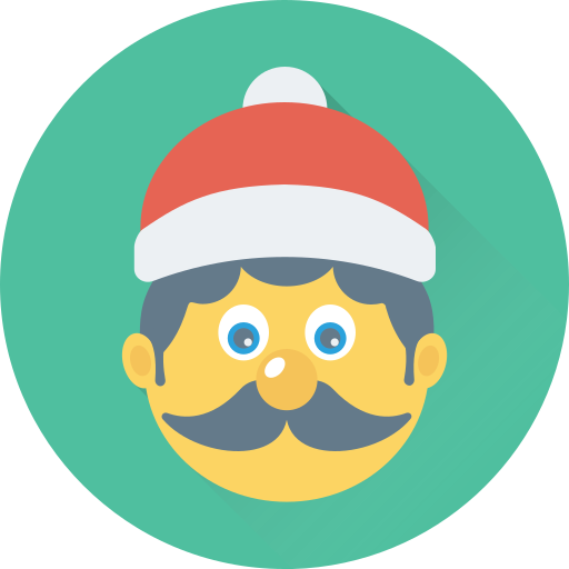 papa noel icono gratis